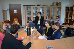 Treffen mit Tonbandgerät